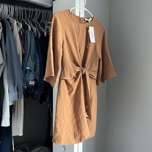 Likely Revolve Rust Wrap-Tie Dress, NWT